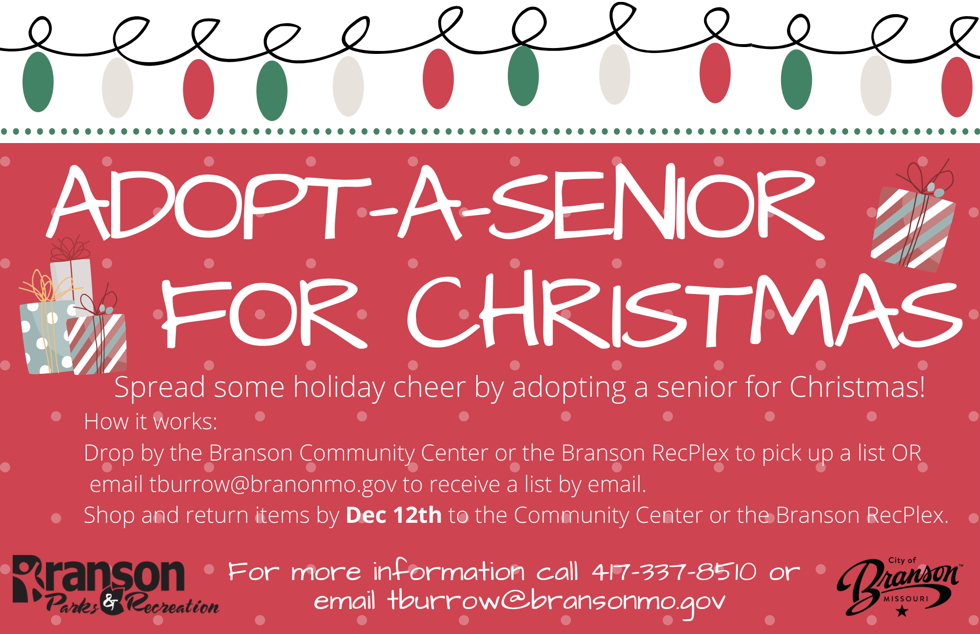 Adopt A Senior 2022 Flyer